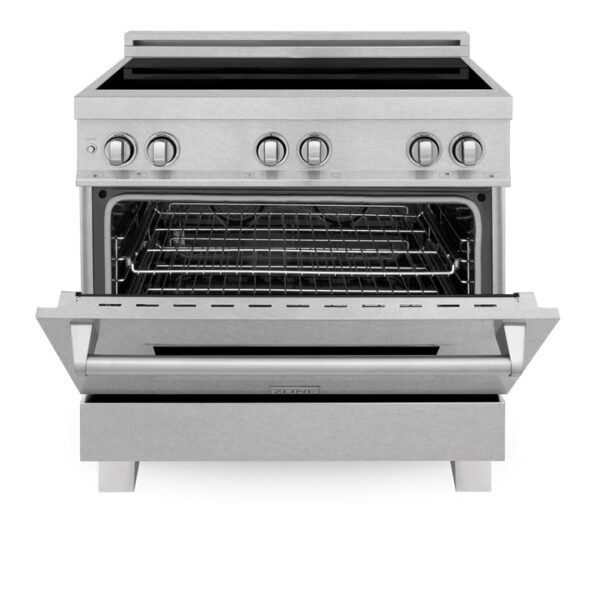 ZLINE 36 in. Induction Range in Fingerprint Resistant Stainless Steel (RAINDS-SN-36) - Image 10
