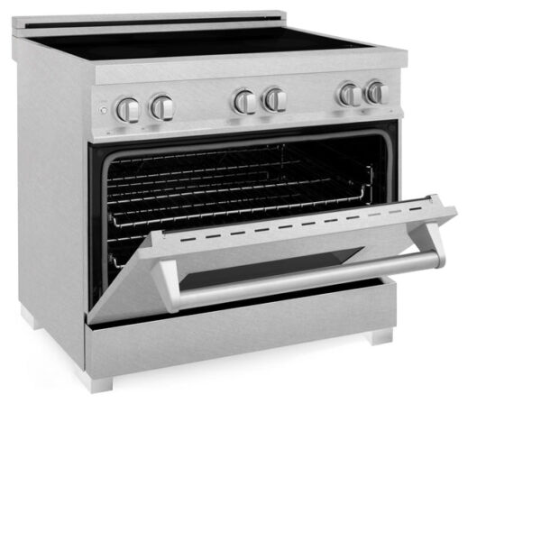 ZLINE 36 in. Induction Range in Fingerprint Resistant Stainless Steel (RAINDS-SN-36) - Image 12