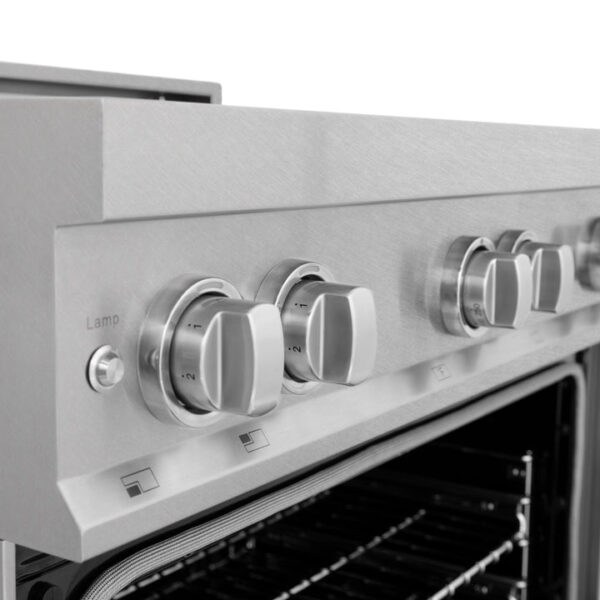 ZLINE 36 in. Induction Range in Fingerprint Resistant Stainless Steel (RAINDS-SN-36) - Image 3
