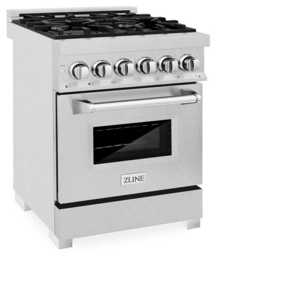 ZLINE 24 in. Professional Dual Fuel Range in Fingerprint Resistant Stainless Steel (RAS-SN-24) - Image 13
