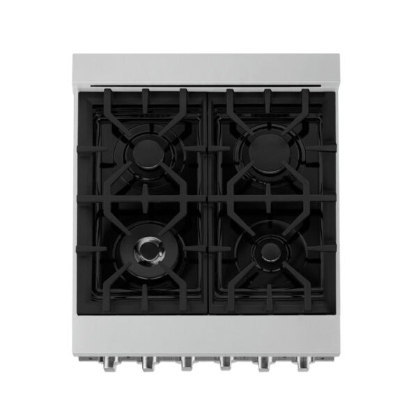 ZLINE 24 in. 2.8 cu. ft. Range with Gas Stove and Gas Oven in Stainless Steel (RG24) - Image 22