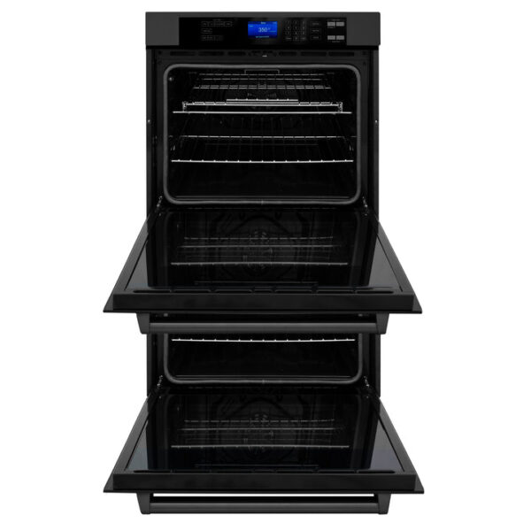 ZLINE 30 in. Professional Electric Double Wall Oven with Self Clean and True Convection in Black Stainless Steel (AWD-30-BS) - Image 9