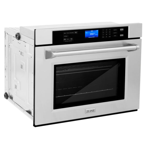 ZLINE 30 in. Professional Electric Single Wall Oven with Self Clean and True Convection in Stainless Steel (AWS-30) - Image 18