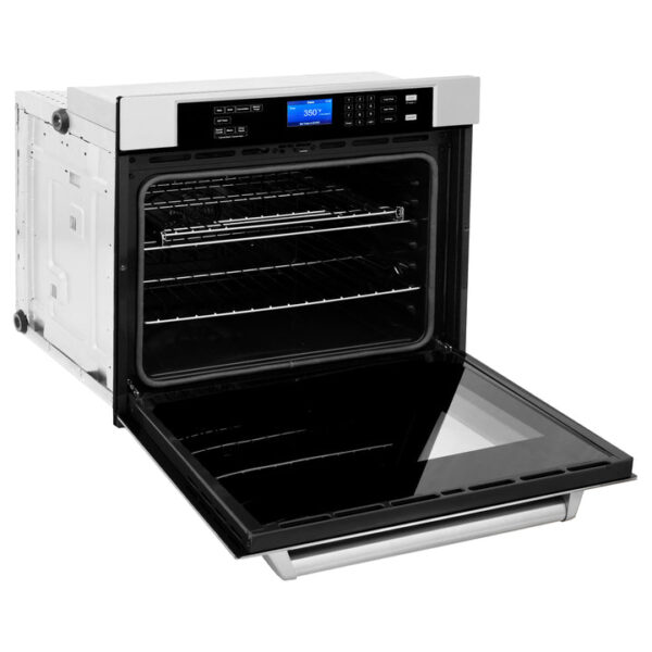 ZLINE 30 in. Professional Electric Single Wall Oven with Self Clean and True Convection in Stainless Steel (AWS-30) - Image 13