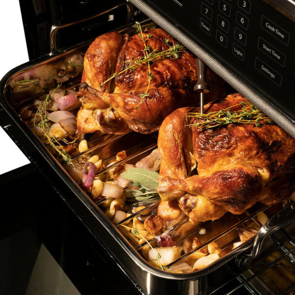 ZLINE 30 in. Autograph Edition Electric Single Wall Oven with Self Clean and True Convection in Stainless Steel and Champagne Bronze Accents (AWSZ-30-CB) - Image 10