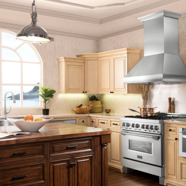ZLINE Professional Ducted Wall Mount Range Hood in Stainless Steel (687) - Image 4