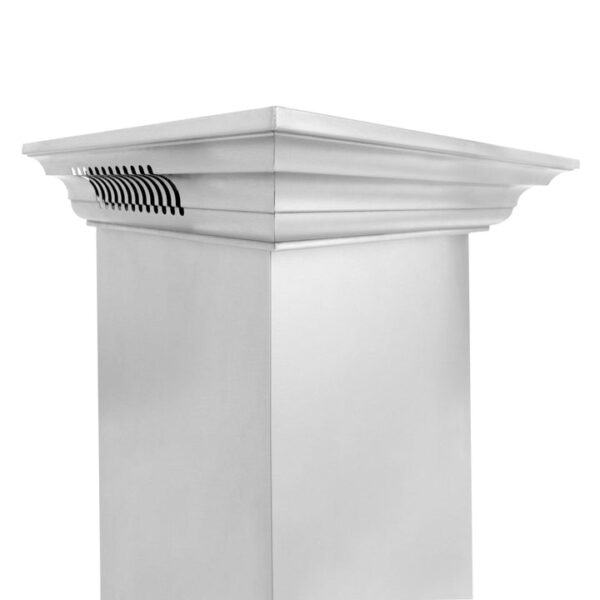 ZLINE Ducted Vent Wall Mount Range Hood in Stainless Steel with Built-in ZLINE CrownSound Bluetooth Speakers (667CRN-BT) - Image 2