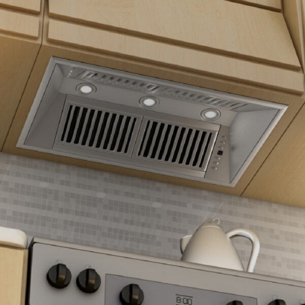 ZLINE Ducted Island Mount Range Hood Insert in Stainless Steel (824i) - Image 3