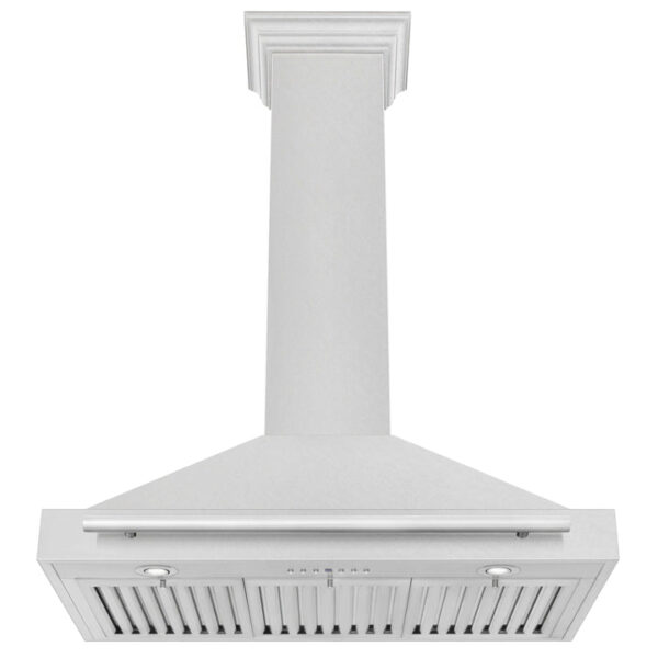 ZLINE 36 in. Fingerprint Resistant Stainless Steel Range Hood with Colored Shell Options and Stainless Steel Handle (KB4SNX-36) - Image 5
