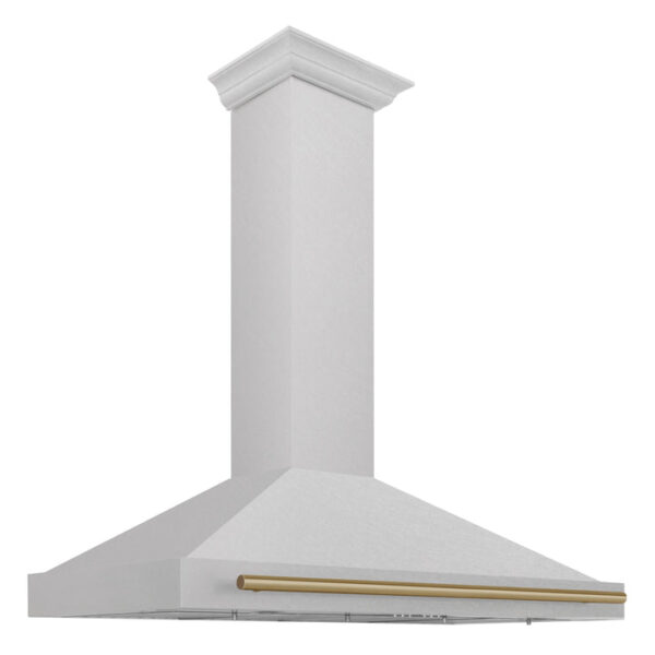 ZLINE 48 in. Autograph Edition Fingerprint Resistant Stainless Steel Range Hood with Accents (KB4SNZ-48) - Image 6
