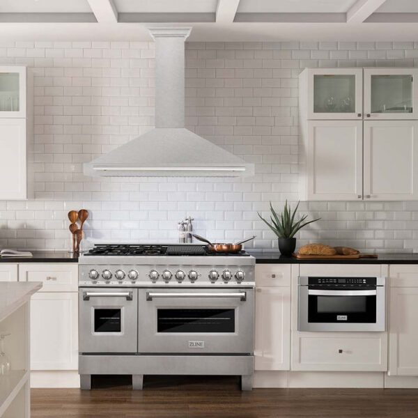ZLINE 48 in. Stainless Steel Range Hood with Stainless Steel Handle and Colored Shell Options (KB4STX-48) - Image 9