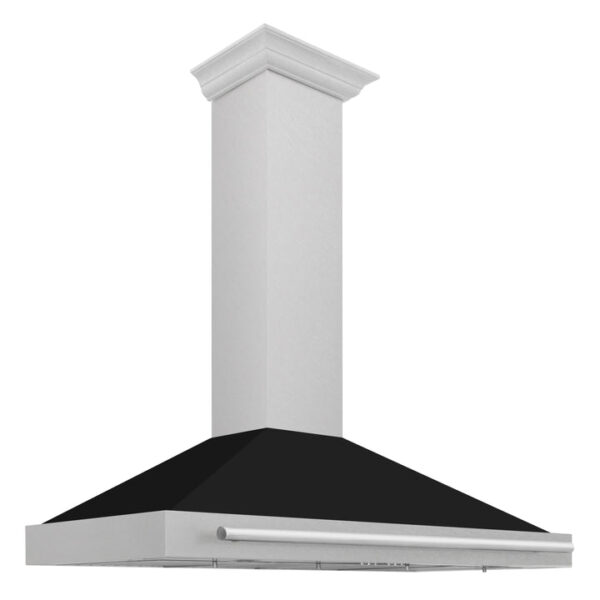 ZLINE 48 in. Stainless Steel Range Hood with Stainless Steel Handle and Colored Shell Options (KB4STX-48) - Image 3