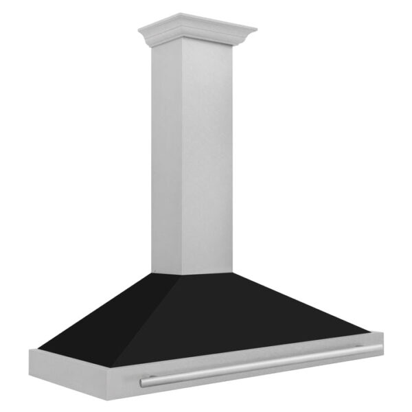 ZLINE 48 in. Stainless Steel Range Hood with Stainless Steel Handle and Colored Shell Options (KB4STX-48) - Image 2