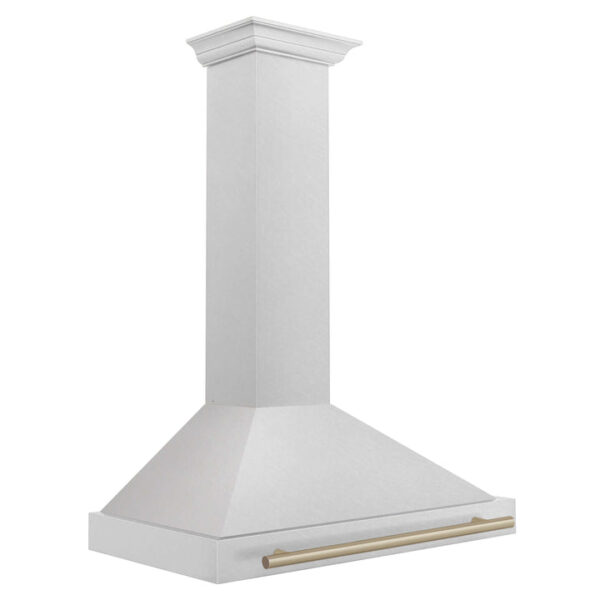 ZLINE 36 in. Autograph Edition Fingerprint Resistant Stainless Steel Range Hood with Accents (KB4SNZ-36) - Image 6