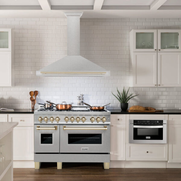 ZLINE 48 in. Autograph Edition Fingerprint Resistant Stainless Steel Range Hood with Accents (KB4SNZ-48) - Image 11