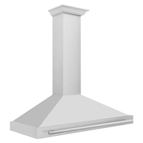 ZLINE 48 in. Stainless Steel Range Hood with Stainless Steel Handle and Colored Shell Options (KB4STX-48) - Image 4