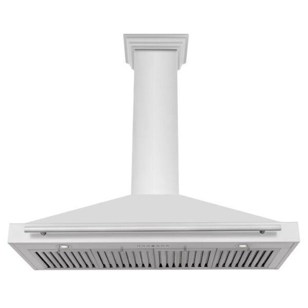 ZLINE 48 in. Stainless Steel Range Hood with Stainless Steel Handle and Colored Shell Options (KB4STX-48) - Image 5