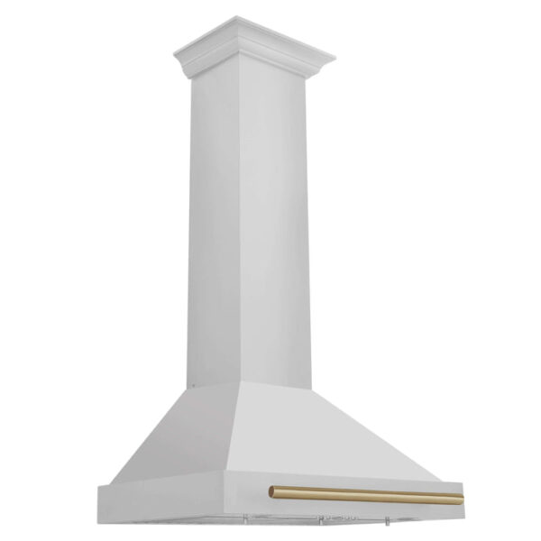 ZLINE 30 in. Autograph Edition Stainless Steel Range Hood with Stainless Steel Shell and Accents (KB4STZ-30) - Image 8