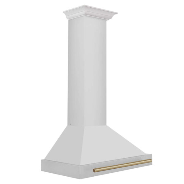 ZLINE 30 in. Autograph Edition Stainless Steel Range Hood with Stainless Steel Shell and Accents (KB4STZ-30) - Image 4