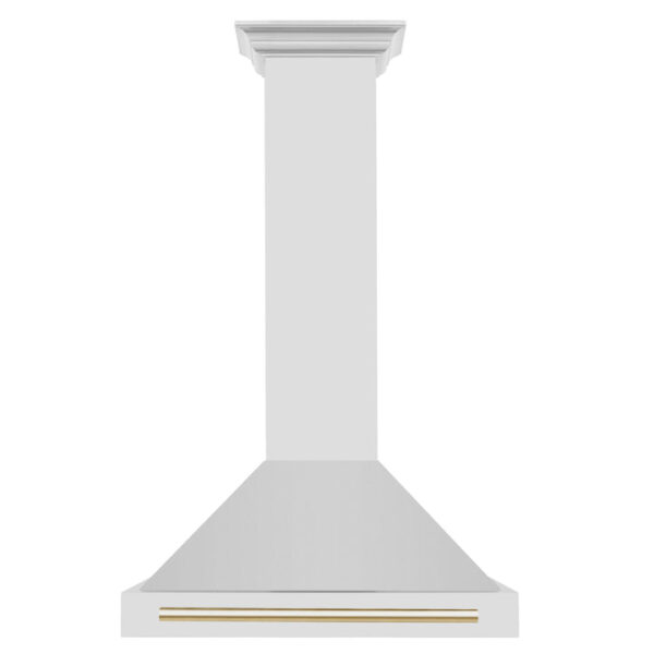 ZLINE 30 in. Autograph Edition Stainless Steel Range Hood with Stainless Steel Shell and Accents (KB4STZ-30) - Image 11