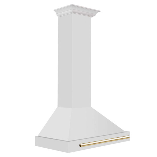 ZLINE 30 in. Autograph Edition Stainless Steel Range Hood with Stainless Steel Shell and Accents (KB4STZ-30) - Image 10