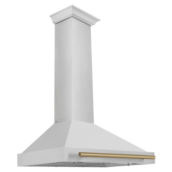 ZLINE 36 in. Autograph Edition Stainless Steel Range Hood with Stainless Steel Shell and Accents (KB4STZ-36) - Image 3