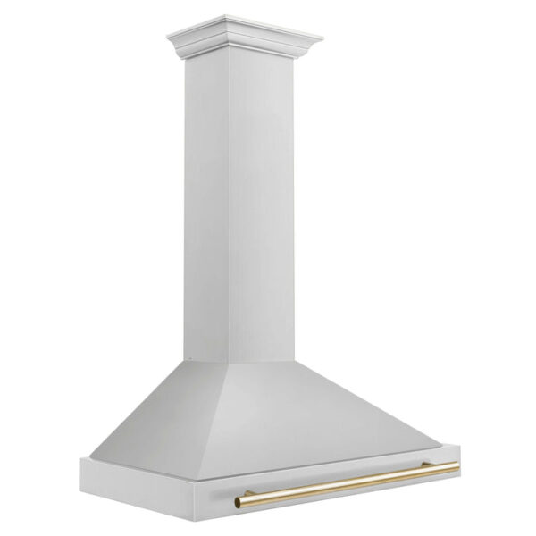 ZLINE 36 in. Autograph Edition Stainless Steel Range Hood with Stainless Steel Shell and Accents (KB4STZ-36) - Image 7