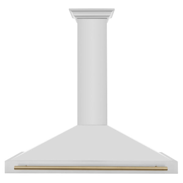 ZLINE 48 in. Autograph Edition Stainless Steel Range Hood with Stainless Steel Shell and Accents (KB4STZ-48) - Image 3