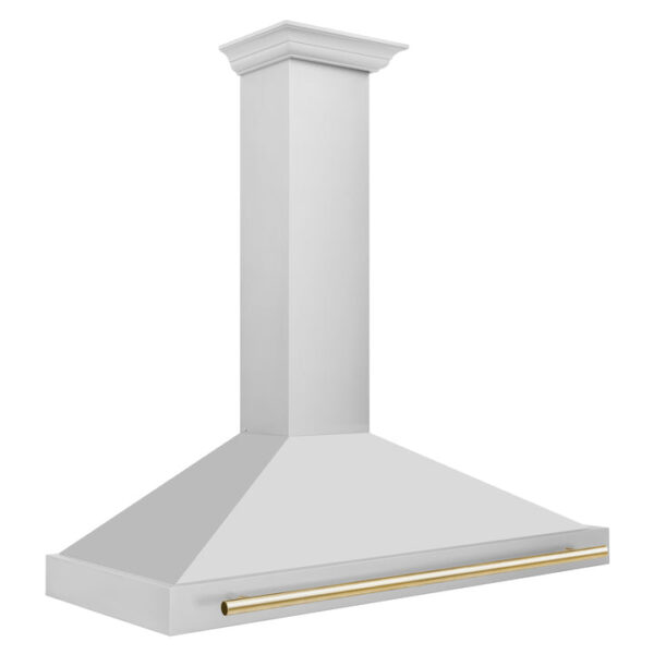 ZLINE 48 in. Autograph Edition Stainless Steel Range Hood with Stainless Steel Shell and Accents (KB4STZ-48) - Image 11