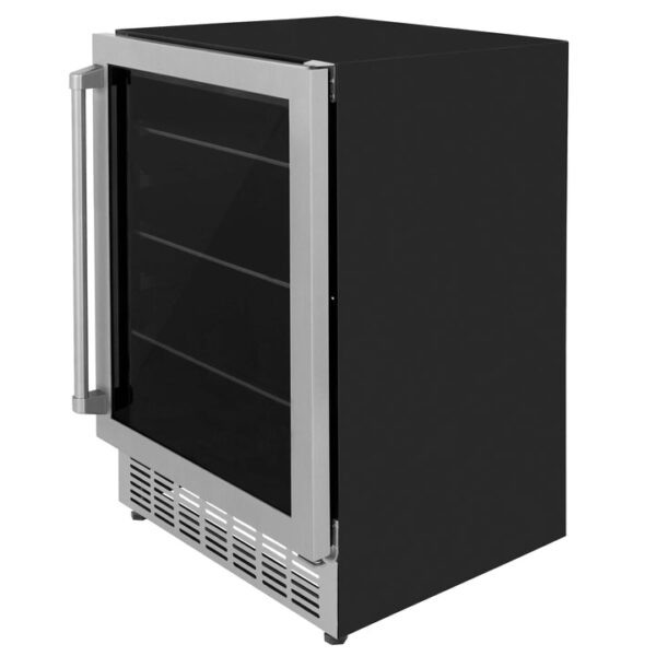 ZLINE 24 in. Monument 154 Can Beverage Fridge in Stainless Steel (RBV-US-24) - Image 14