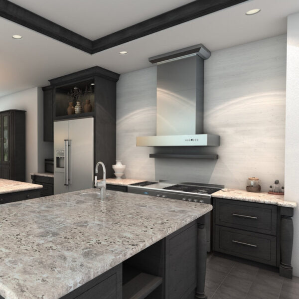 ZLINE Remote Blower Wall Mount Range Hood In Stainless Steel (KECOM-RS-400) - Image 4