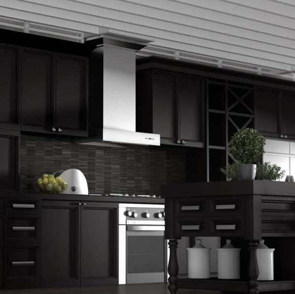 ZLINE Remote Blower Wall Mount Range Hood In Stainless Steel (KECOM-RS-400) - Image 2