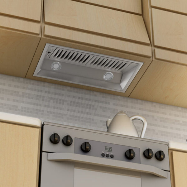 ZLINE Single Remote Blower 400 CFM Range Hood Insert in Stainless Steel (695-RS) - Image 6