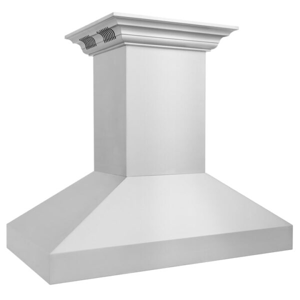 ZLINE Professional Island Mount Range Hood in Stainless Steel with Built-in ZLINE CrownSound Bluetooth Speakers (597iCRN-BT) - Image 3