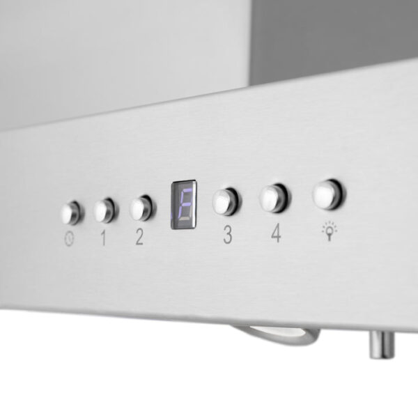 ZLINE Island Mount Range Hood in Stainless Steel with Built-in ZLINE CrownSound Bluetooth Speakers (KE2iCRN-BT) - Image 2
