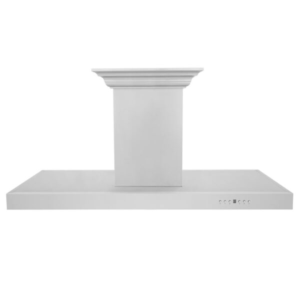 ZLINE Island Mount Range Hood in Stainless Steel with Built-in ZLINE CrownSound Bluetooth Speakers (KE2iCRN-BT) - Image 7