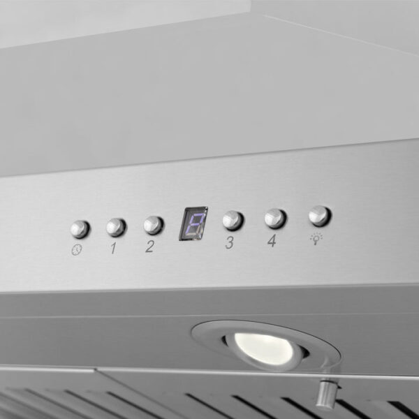 ZLINE Island Mount Range Hood in Stainless Steel with Built-in ZLINE CrownSound Bluetooth Speakers (KL3iCRN-BT) - Image 3