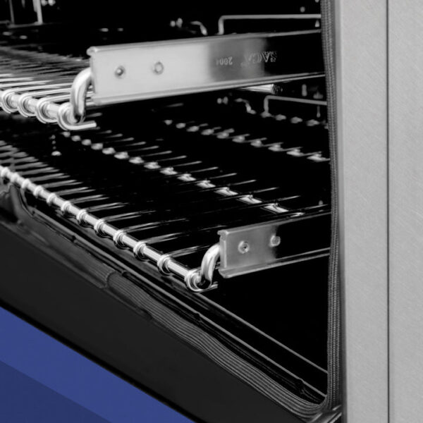 ZLINE 30 IN. 4.0 cu. ft. Induction Range in Fingerprint Resistant Stainless Steel with a 4 Element Stove, Electric Oven, and Blue Matte Door (RAINDS-BM-30) - Image 8
