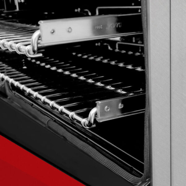 ZLINE 30 IN. 4.0 cu. ft. Induction Range in Fingerprint Resistant Stainless Steel with a 4 Element Stove, Electric Oven, and Red Gloss Door (RAINDS-RG-30) - Image 10