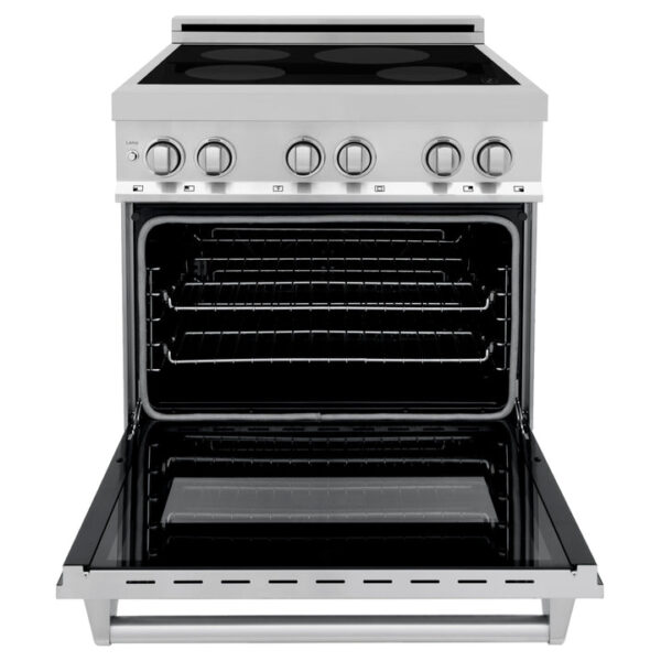 ZLINE 30 in. 4.0 cu. ft. Induction Range with a 4 Induction Element Stove and Electric Oven in Stainless Steel (RAIND-30) - Image 11