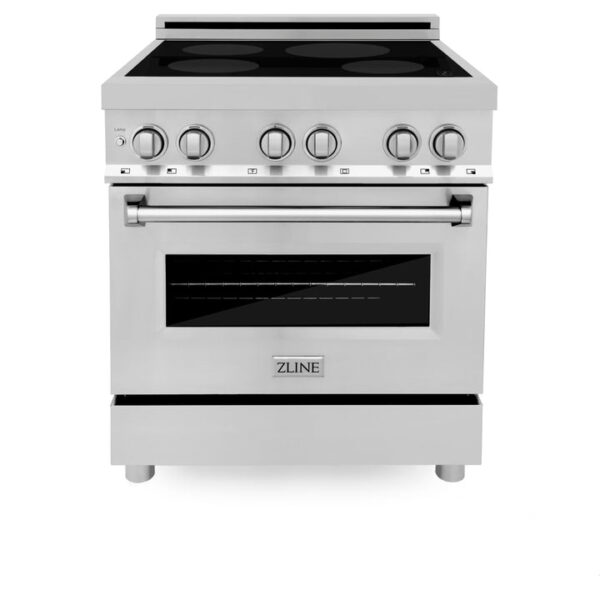 ZLINE 30 in. 4.0 cu. ft. Induction Range with a 4 Induction Element Stove and Electric Oven in Stainless Steel (RAIND-30) - Image 10