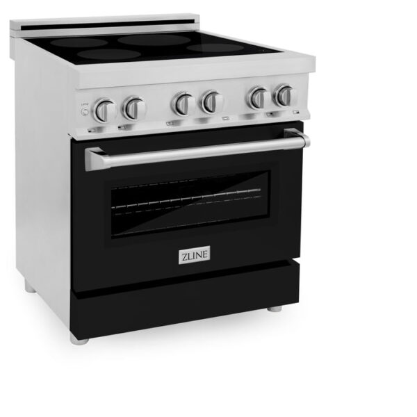 ZLINE 30 in. 4.0 cu. ft. Induction Range with a 4 Induction Element Stove and Electric Oven in Stainless Steel with White Matte Door (RAIND-WM-30) - Image 9