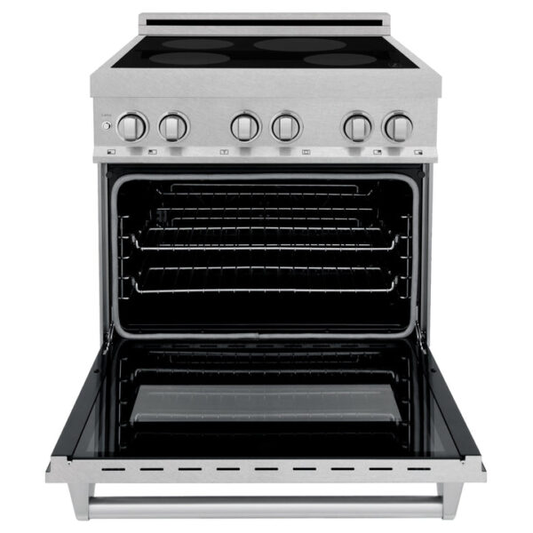 ZLINE 30 IN. 4.0 cu. ft. Induction Range in Fingerprint Resistant Stainless Steel with a 4 Element Stove and Electric Oven (RAINDS-SN-30) - Image 6