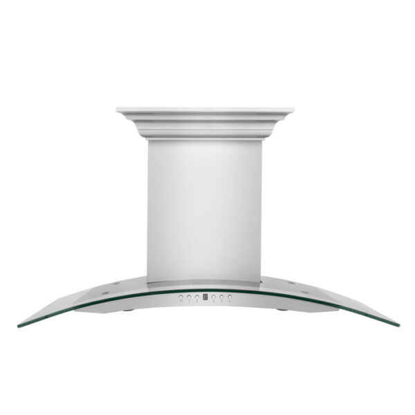 ZLINE Ducted Vent Wall Mount Range Hood in Stainless Steel with Built-in ZLINE CrownSound Bluetooth Speakers (KN4CRN-BT) - Image 8