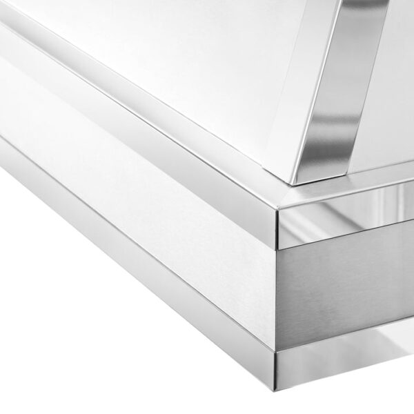 ZLINE Designer Series Wall Mount Range Hood in Fingerprint Resistant Stainless Steel with Mirror Accents (655MR) - Image 4