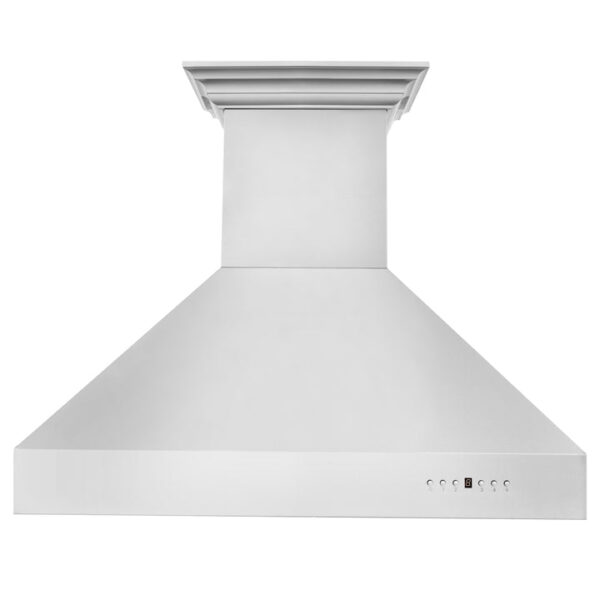 ZLINE Professional Wall Mount Range Hood in Stainless Steel with Built-in ZLINE CrownSound Bluetooth Speakers (697CRN-BT) - Image 6