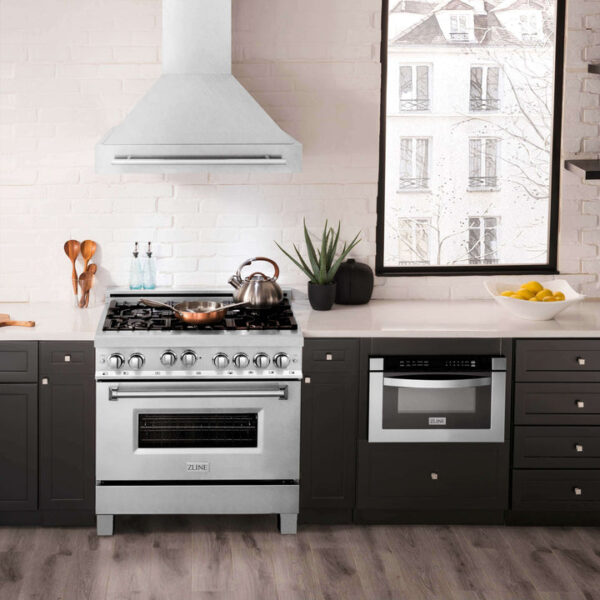ZLINE 36 in. Fingerprint Resistant Stainless Steel Range Hood (8654SNX-36) - Image 5