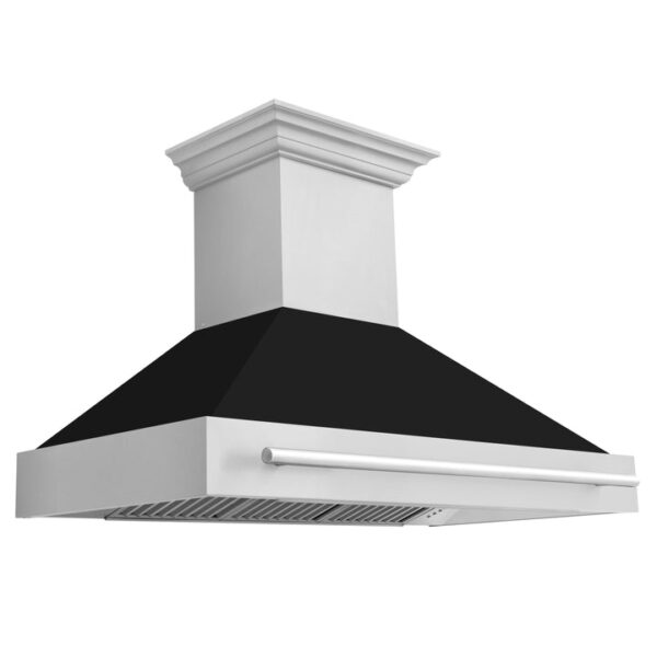 ZLINE 48 in. Stainless Steel Range Hood with Stainless Steel Handle (8654STX-48) - Image 6