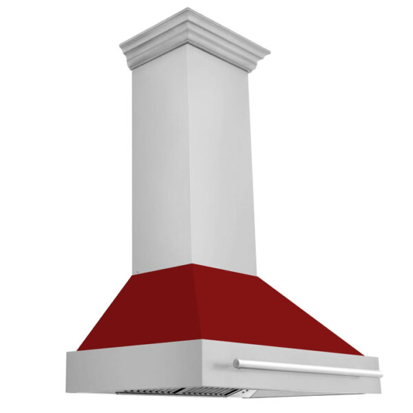 ZLINE 36 in. Stainless Steel Range Hood with Stainless Steel Handle (8654STX-36) - Image 4