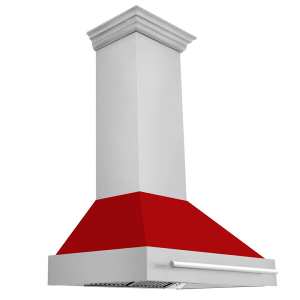 ZLINE 36 in. Stainless Steel Range Hood with Stainless Steel Handle (8654STX-36) - Image 3